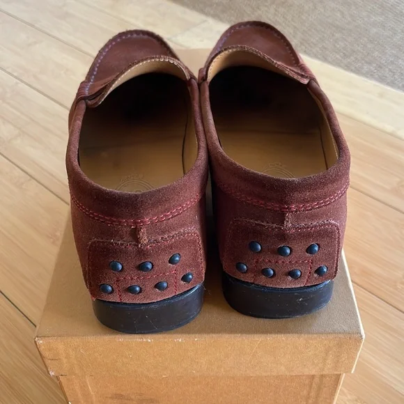 Tod’s Brick Red Driving Loafers, 9 - Picture 2 of 7